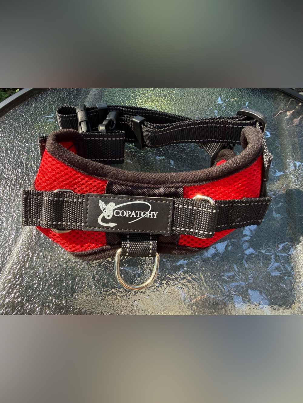 Red Copatchy Dog Harness